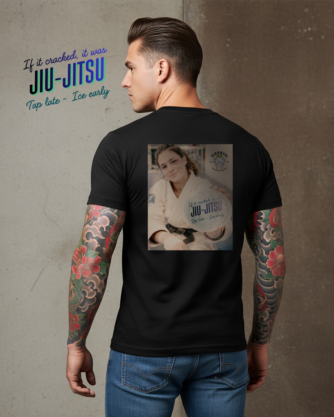 Premium Organic Shirt: If it cracked - it was Jiu-Jitsu